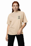 Porque Oversize Tişört - Bej