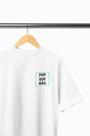 Porque Oversize Tişört - Beyaz