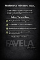 Favela Grafik Oversize Tişört - beden ve kumas bilgisi