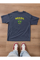Brasil Oversize Tişört - Füme
