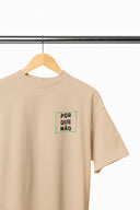 Porque Oversize Tişört - Bej
