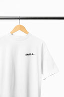 Favela Minimal Oversize Tişört - Beyaz