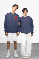 Çiftlere Özel 2’li Kombin Sweatshirt - Füme