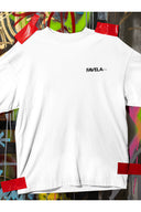 Favela Minimal Oversize Tişört - Beyaz
