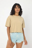Oversize Crop - Bej