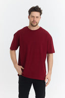 Oversize T-Shirt 24/1 - Bordo