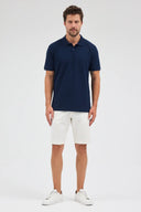 Polo Yaka T-Shirt - İndigo