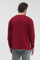 Uzun Kollu T-Shirt - Bordo