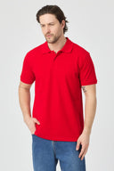 Polo Yaka T-Shirt - Kırmızı
