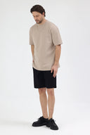 Oversize T-Shirt 30/2 - Taş