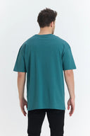 Oversize T-Shirt 24/1 - Deniz Turkuazı