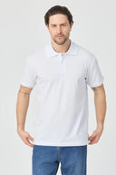 Polo Yaka T-Shirt - Beyaz