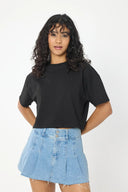 Oversize Crop - Siyah