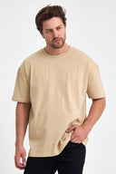 Oversize T-Shirt 24/1 - Bej