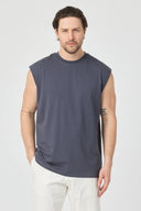 Fitness Kolsuz T-Shirt - Füme