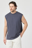 Fitness Kolsuz T-Shirt - Füme