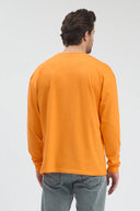 Uzun Kollu T-Shirt - Turuncu