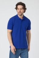 Polo Yaka T-Shirt - Sax Mavi