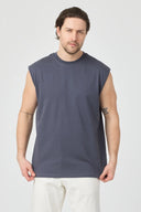 Fitness Kolsuz T-Shirt - Füme