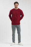 Uzun Kollu T-Shirt - Bordo