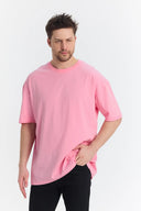 Oversize T-Shirt 24/1 - Pembe