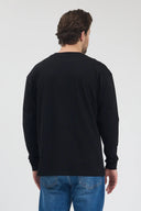 Uzun Kollu T-Shirt - Siyah