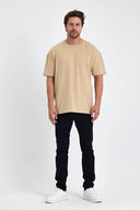 Oversize T-Shirt 24/1 - Bej