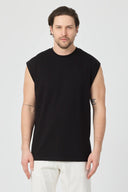 Fitness Kolsuz T-Shirt - Siyah