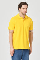 Polo Yaka T-Shirt - Sarı