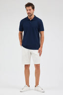 Polo Yaka T-Shirt - İndigo