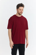 Oversize T-Shirt 24/1 - Bordo