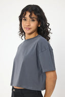 Oversize Crop - Füme