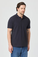 Polo Yaka T-Shirt - Füme