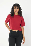Oversize Crop - Bordo