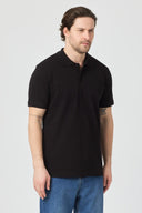 Polo Yaka T-Shirt - Siyah