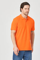 Polo Yaka T-Shirt - Turuncu