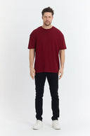 Oversize T-Shirt 24/1 - Bordo