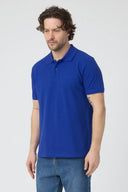 Polo Yaka T-Shirt - Sax Mavi