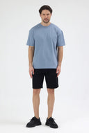 Oversize T-Shirt 30/2 - Prada Mavi
