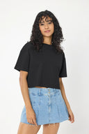 Oversize Crop - Siyah