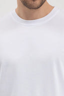 Uzun Kollu T-Shirt - Beyaz