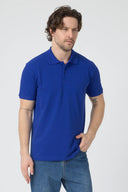 Polo Yaka T-Shirt - Sax Mavi