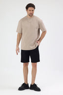 Oversize T-Shirt 30/2 - Taş