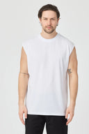 Fitness Kolsuz T-Shirt - Beyaz