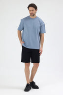 Oversize T-Shirt 30/2 - Prada Mavi