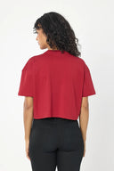 Oversize Crop - Bordo