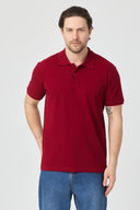 Polo Yaka T-Shirt - Bordo