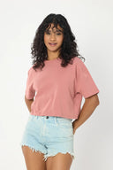 Oversize Crop - Pembe