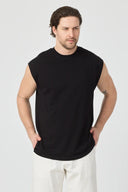 Fitness Kolsuz T-Shirt - Siyah