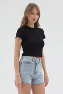 Basic Crop - Siyah